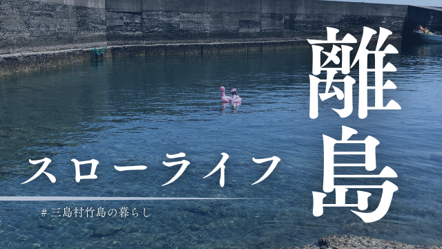 島暮らしがスローライフって言ったの誰？全然スローじゃない三島村竹島の暮らし